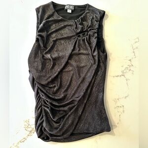 Diesel metallic black/silver top